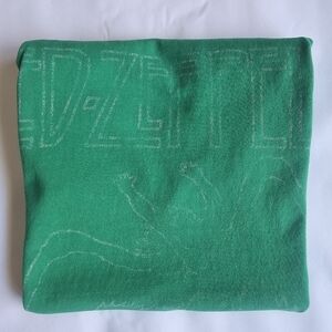 Led Zeppelin Distressed US Tour 1977 Y2k Green Band Tee